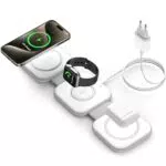 TMKUHOR 3-in-1 Induktive Ladestation für iPhone 16/15/14/13/Pro/Max/Plus, Watch, Earbuds