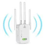 K-SHA WLAN Repeater 300 Mbit/s, 2.4 GHz Internet Verstärker, kompatibel mit allen Geräten