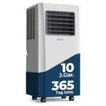 Woleix Mobile Klimaanlage 9000 BTU mit Abluftschlauch und Timer