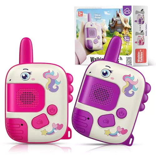 Walkie Talkie Dinosaurier Spielzeug für Kinder von 3-8 Jahren – Geschenkidee für Jungen
