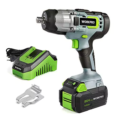 WORKPRO Akku Schlagschrauber 20V mit 300 Nm Drehmoment und LED Licht