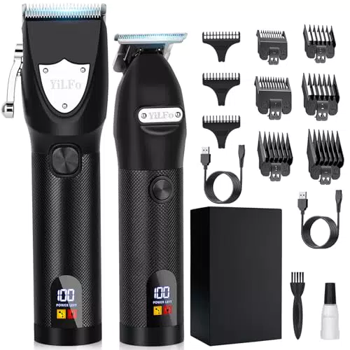 YiLFo Haarschneidemaschine Profi - Multitool für Herren, Bart- und Haarschnitt