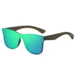 Ynport Crefreak Holz Sonnenbrille mit UV-Schutz und Bambus-Geschenkbox