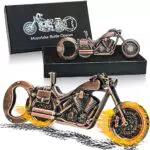 ZONSUSE Magnetischer Motorrad Flaschenöffner – Vintage Bieröffner für Männer Geschenk
