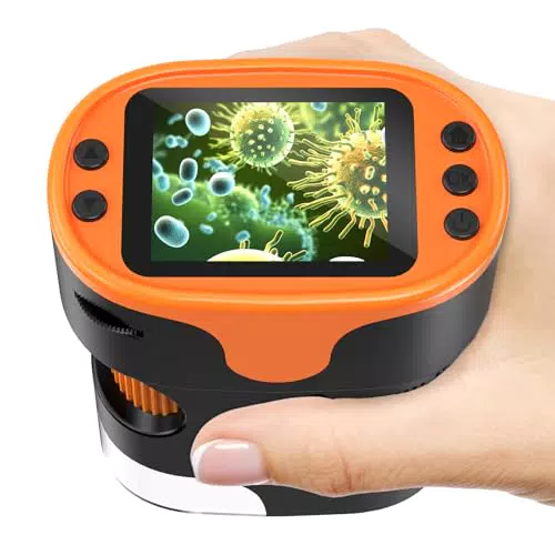 KreativKids Digitalmikroskop für Kinder – 4K USB Mikroskop Set für 4-12 Jährige