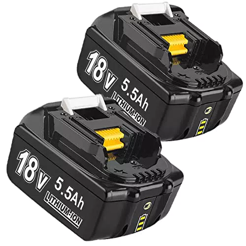 Makita Ersatzakku 18V 5.5Ah für BL1860B BL1850B BL1840 BL1830 LXT-400 mit LED