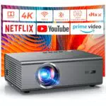 KOGATA 4K Smart Beamer mit Netflix, HDR, Auto-Fokus und WiFi 6 - Heimkino Projektor