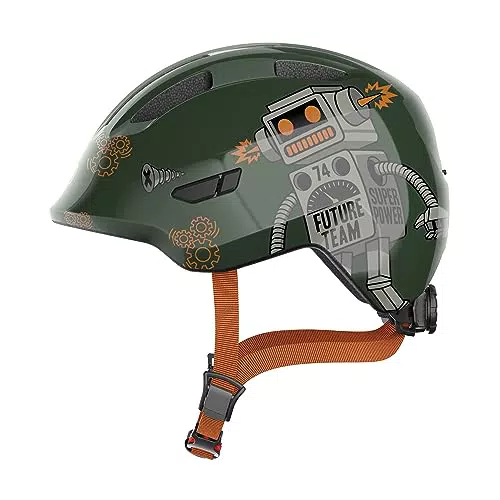 ABUS Kinderhelm Smiley 3.0 - Fahrradhelm mit tiefer Passform