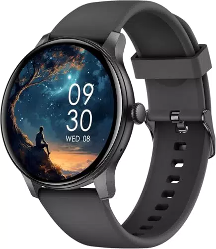 AcclaFit Smartwatch für Damen und Herren – 1,38 Zoll HD Display, Bluetooth, Fitness Tracker