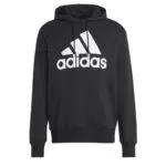 Adidas Herren Sweatshirt mit Kapuze, Schwarz