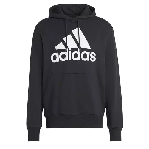 Adidas Herren Sweatshirt mit Kapuze, Schwarz