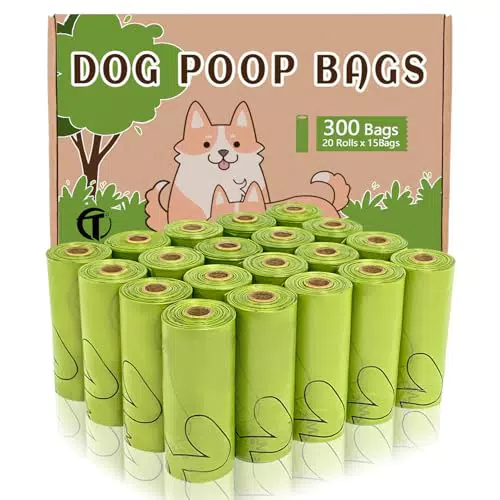 AiTodos 600 Artikel Hundekotbeutel, Mais-Dip-Mix PET