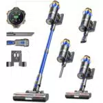 Akku Staubsauger 45000Pa, kabellos mit Display, selbststehend, 8-Schicht-Filter