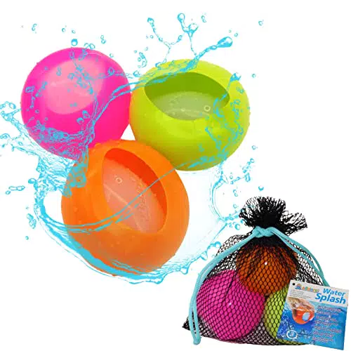 alldoro Water Splash Wasserbomben – Wiederverwendbare Wasserballons für Garten & Strand