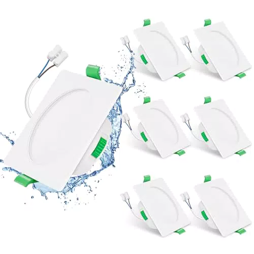 ALUSSO LED Einbaustrahler 5.5W Dimmbar IP65 für Badezimmer 230V