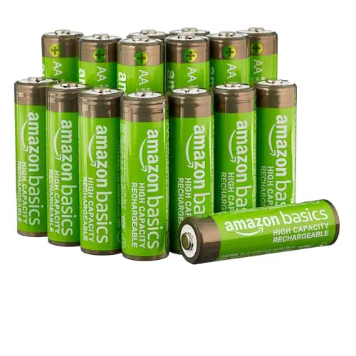 Amazon Basics AA-Batterien mit hoher Kapazität, wiederaufladbar
