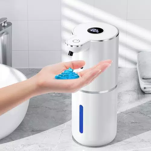 Amyzavls Automatischer Seifenspender mit Digitalanzeige und Sensor für Bad und Küche