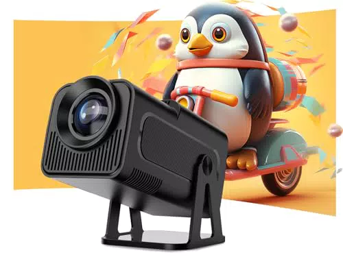 Beamer Mini Smart 4K - Android 13 Projektor mit WLAN, Bluetooth und ChatGPT