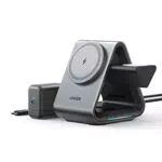 Anker MagGo 3-in-1 kabellose Ladestation mit 15W für iPhone und Apple Watch