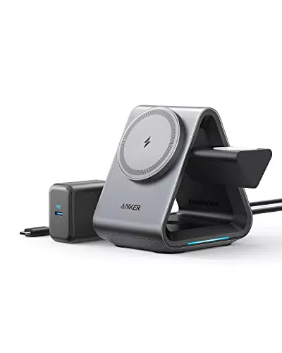 Anker MagGo 3-in-1 kabellose Ladestation mit 15W für iPhone und Apple Watch