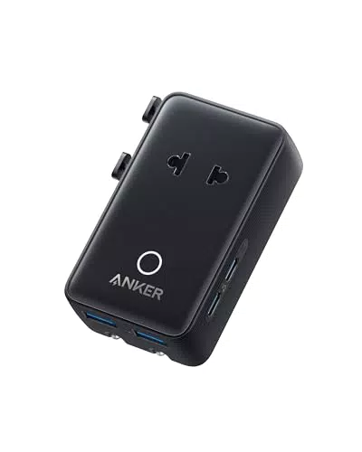 Anker Nano Reiseadapter - Universeller Adapter mit 4 USB-Ports für Reisen