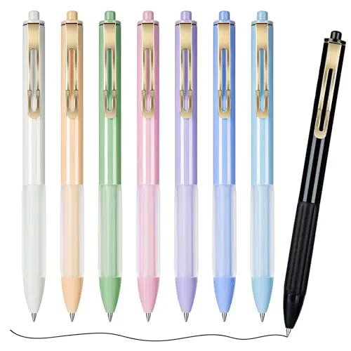 ANYUKE Gelstift 0,7 mm – Eleganter Stift mit silikonhülle für Büro und Kreativität
