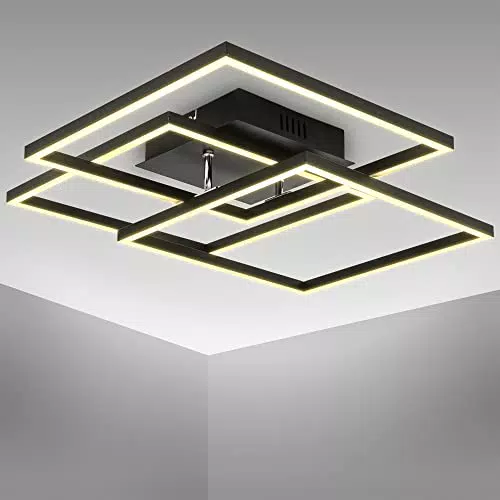 B.K.Licht LED Deckenlampe schwenkbar, 40 Watt, 4000 Lumen, vielseitig einsetzbar