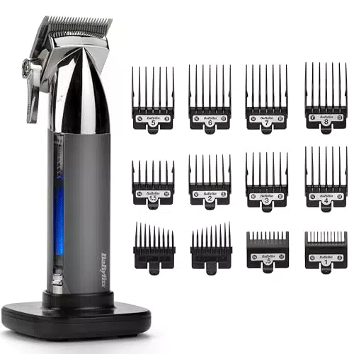 BaByliss Super-X Metal Kabelloser Haarschneider mit Japanischen Stahlklingen