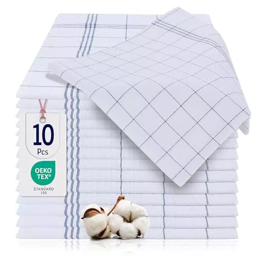 BARBONS Geschirrtücher Set aus 100% Baumwolle - Oeko-TEX zertifiziert - Waschbar bis 90 °C