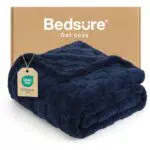 BEDSURE Kuscheldecke Flauschig - Weiche Fleecedecke im Schachbrettmuster
