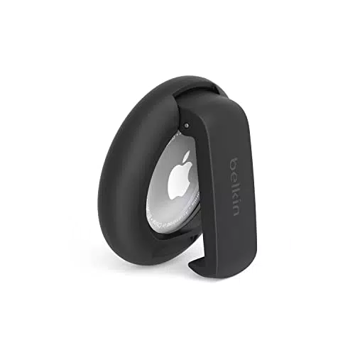 Belkin AirTag Hülle mit Clip und Schlüsselanhänger, Kratzschutz Zubehör