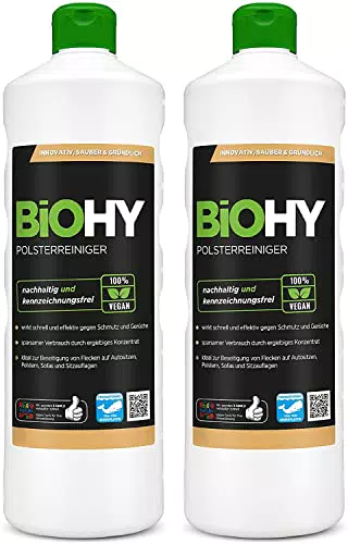 BiOHY Polsterreiniger - Effektives Konzentrat für Sofas, Teppiche und Textilien