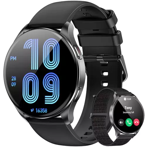 Blackview Smartwatch für Herren und Damen - AMOLED, Fitnessfunktion, Telefonie