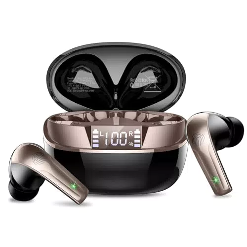 Bluetooth Kopfhörer mit HiFi-Klangqualität, ENC Mikrofon und 47 Std Spielzeit