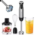 Bonsenkitchen Pürierstab, 4-en-1 Stabmixer Elektrischer
