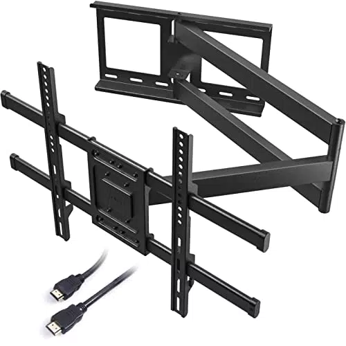 BONTEC TV Wandhalterung Extra Langer Gelenkarm für 32-75 Zoll Flachbildschirme
