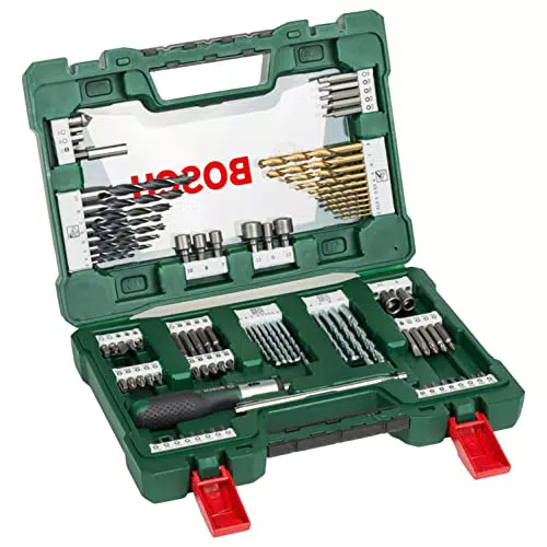 Bosch Accessories 91tlg. Titanium-Bohrer- und Bit Set V-Line