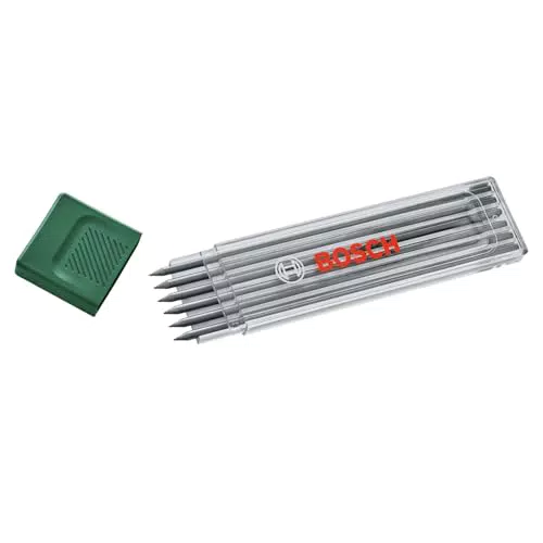 Bosch Graphitminen HB - Ersatzminen für Tieflochmarker, 2,8 mm Durchmesser