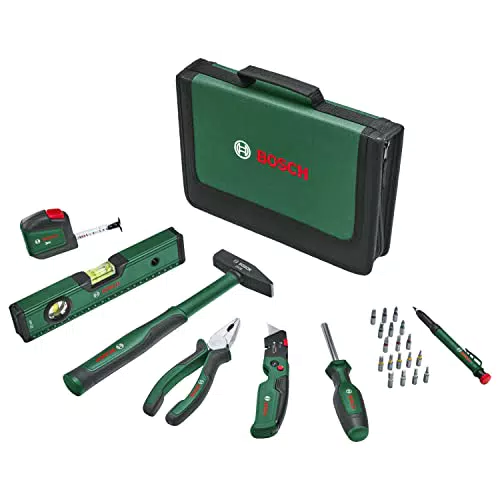 Bosch Universal-Handwerkzeug-Set für allgemeine Arbeiten im Haus