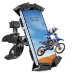 BUGANI Handyhalterung für Motorrad und Fahrrad, 360° drehbar, Einhandbedienung