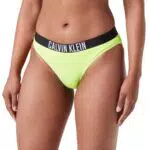 Calvin Klein Damen Bikinihose mit Logobund