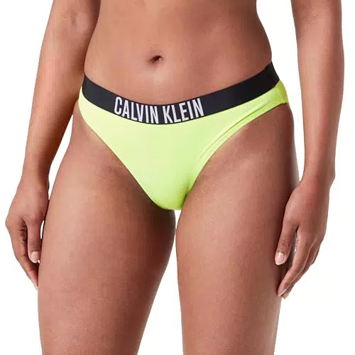 Calvin Klein Damen Bikinihose mit Logobund