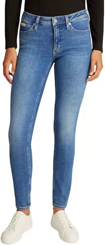 Calvin Klein Damen Jeans Mid Rise Skinny Fit
