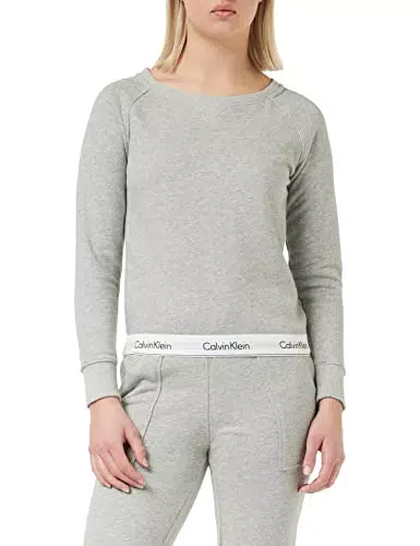 Calvin Klein Damen Langarmshirt Sweatshirt – Modisches Oberteil für jeden Anlass