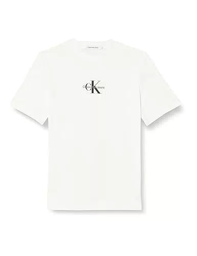 Calvin Klein Jeans Damen Plus Monologo Slim Fit T-Shirt Kurzarm Strickoberteile