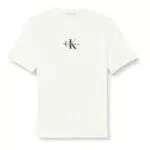 Calvin Klein Jeans Damen Monologo Slim Fit T-Shirt Kurzarm Strickoberteile