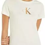 Calvin Klein Jeans Damen T-Shirt Kurzarm Gradient Rundhalsausschnitt