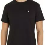 Calvin Klein Jeans Herren T-Shirt Kurzarm CK Embro Badge Tee Rundhalsausschnitt