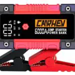 CARHEV Starthilfe Powerbank 6000A für PKW, 12V Jump Starter mit LED Taschenlampe