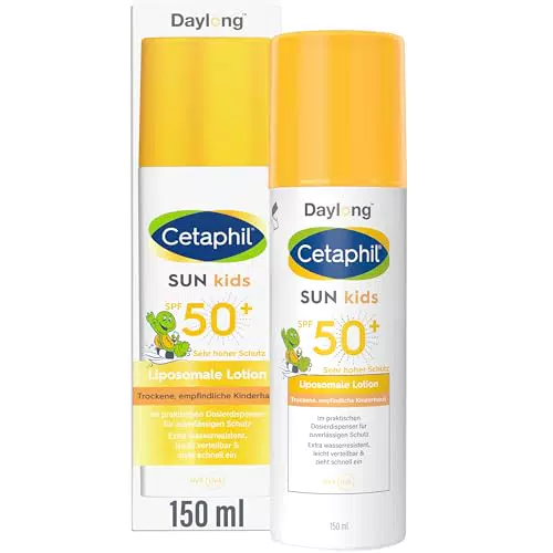 Cetaphil Sonnenlotion Kids SPF 50+ für empfindliche Haut, extra wasserresistent